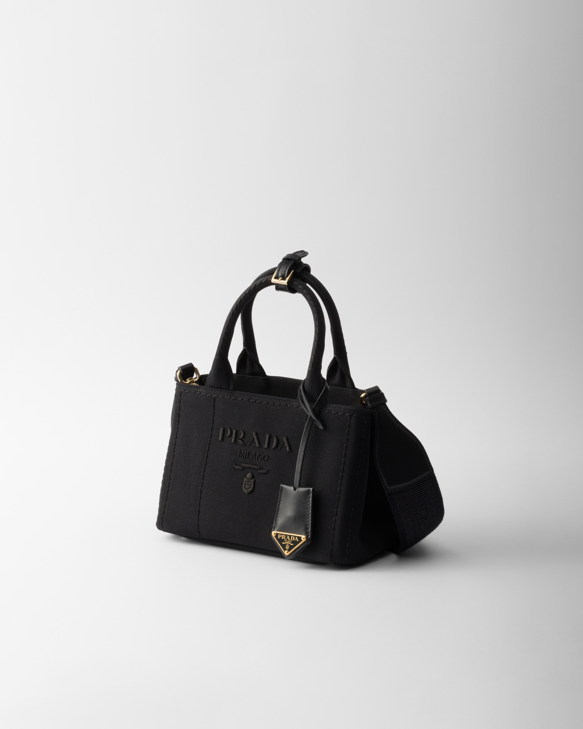 Prada Jardinière cotton canvas mini handbag - Image 2